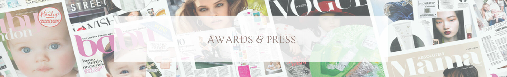 Awards and Press Collage